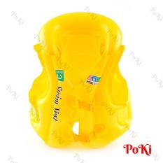 Áo phao bơi trẻ em ABC – Size M (bé từ 4-10 tuổi), chất liệu nhựa dẻo PVC an toàn CHỐNG LẬT, chống thấm nước tuyệt đối cao cấp – POKI