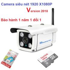Bao Gia Camera Wifi, Bán camera siêu nét 1920 x 1080p ZS04, Camera Theo Dõi Qua Điện Thoại – Hàng cao cấp nhập khẩu, top 5 mẫu camera chất lượng bán chạy nhất 2018 + Tặng kèm thẻ 16G Ultra Sandick