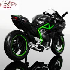 XE MÔ HÌNH – MOTO KAWASAKI H2 R TỈ LỆ 1/18 – MAISTO