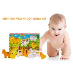 chủ đề sở thú bảng chữ cái bằng gỗ