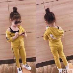 Bộ quần áo khoác thể thao cho bé gái (Vui lòng đọc kỹ hướng dẫn chọn size – Có size 7-20kg)