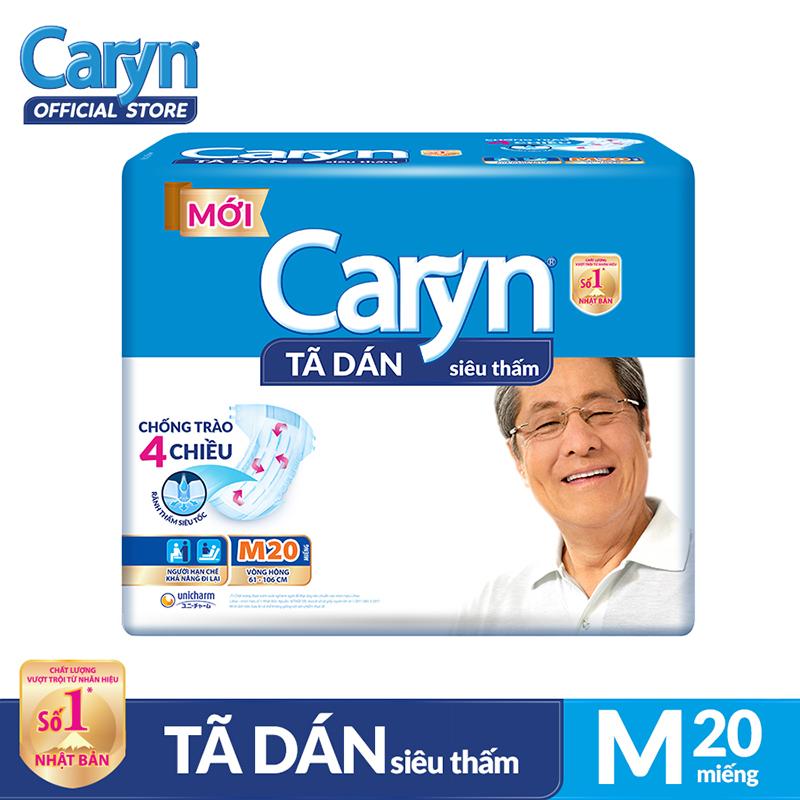 Tã dán Caryn siêu thấm size M 20 miếng