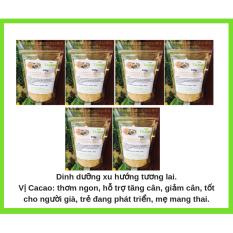 Combo 3kg Bột ngũ cốc nguyên chất vị Socola ( 5 loại Bột đậu + bột cacao) TAMIN + TẶNG KÈM 1 THANH CHOCOLATE SỮA TÂNG CÂN TĂNG CƠ 100GRAM