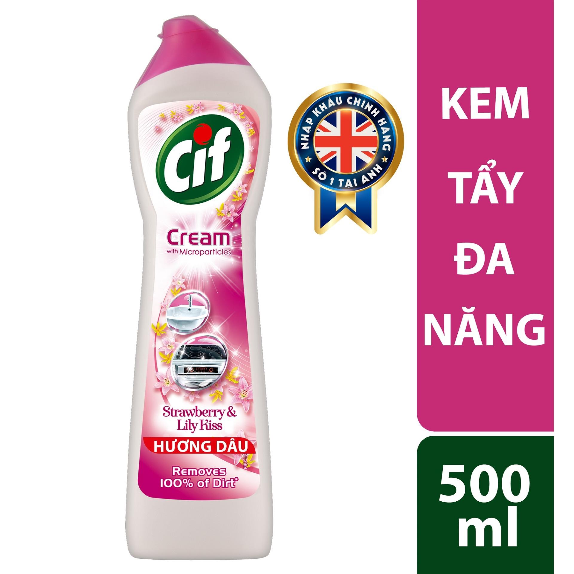 Kem tẩy đa năng hương hoa Cif 500ml