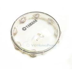 Trống lắc tay – trống gõ bo – Tambourine Yamaha MT6-102T (Trắng trong) – Việt Hoàng Phong