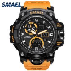 SMAEL Thương Hiệu Hàng Đầu Luxury Mens Đồng Hồ Thể Thao Giản Dị Kỹ Thuật Số Quartz Watch Men LED Hiển Thị Kép Đồng Hồ Chống Thấm Nước