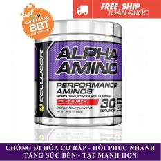 BCAA Alpha Amino của Cellucor hỗ trợ tập nặng phục hồi cơ liên tục 30 lần dùng – chính hãng BBT