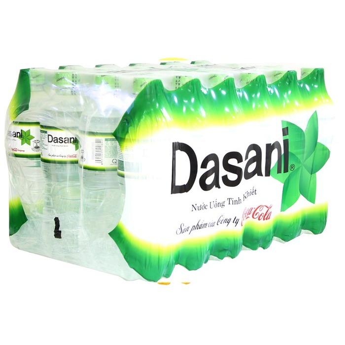 Nước Dasani thùng 24 chai x 500ml