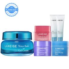 Kem dưỡng ẩm dạng gel Laneige Water Bank Gel Cream 50ml + Tặng bộ bộ quà tặng Sleeping Care Good Night Kit