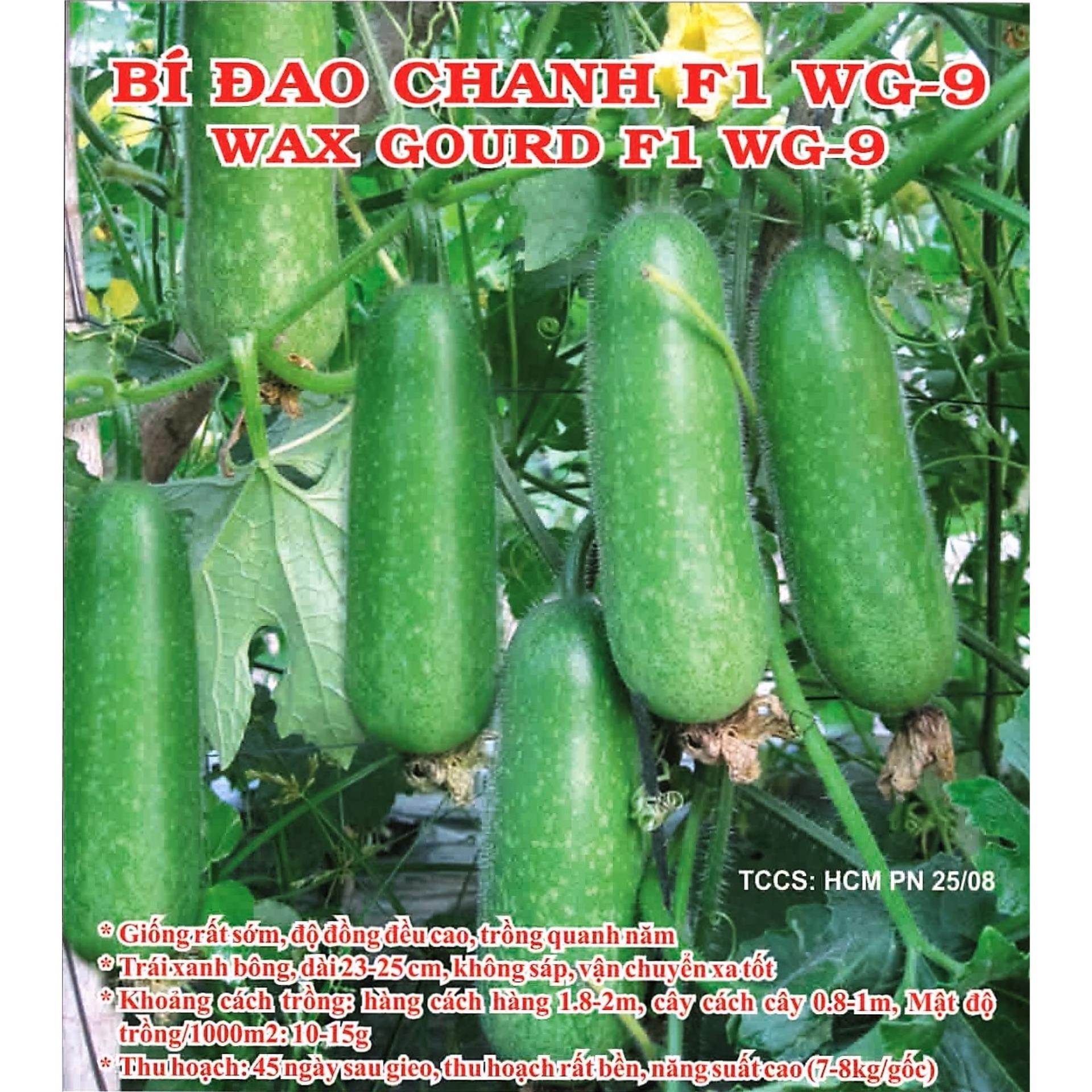 Hạt giống Phú Nông Bí đao chanh F1 WG9 -Gói 0.2 gram.