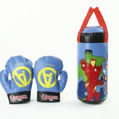 Bộ dụng cụ tập đấm bốc Boxing kèm găng tay bao cát – dụng cụ thể thao quyền anh