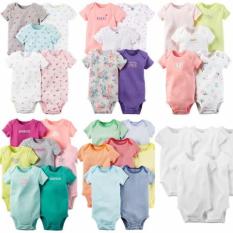 Set 10 body cho bé gái tay ngắn