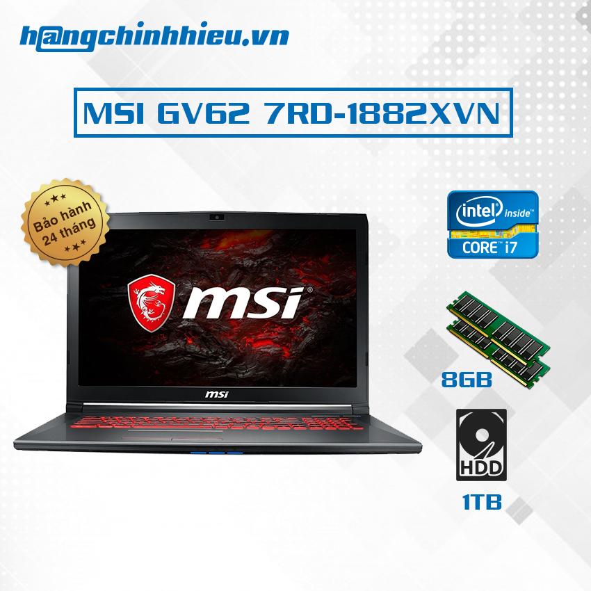 Laptop MSI GV72 7RD-874XVN - i7-7700HQ,VGA GTX 1050 4GB, 17.3