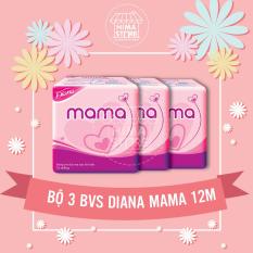 Bộ 3 gói băng vệ sinh DIANA MAMA