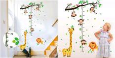 DeCal Dán Tường Thước Đo Chiều Cao Ngộ Nghĩnh Cho Bé