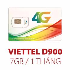 Sim 4G Viettel D900 trọn gói 1 năm (7GB/THÁNG)