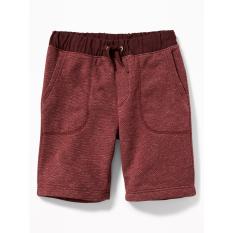 Quần short nỉ bé trai Old Navy xuất xịn – đỏ nâu