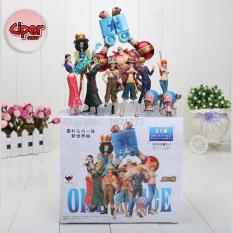 Bộ 9 thành viên team luffy mũ rơm no skills – mô hình one piece