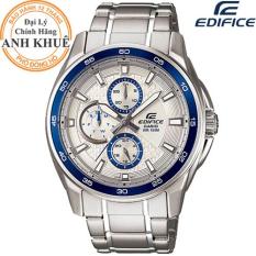 Đồng hồ nam dây kim loại EDIFICE chính hãng Casio Anh Khuê EF-334D-7AVUDF