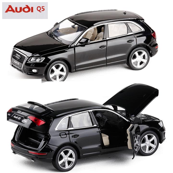 Xe ô tô Audi Q5 mô hình bằng sắt mở cửa có đèn và âm thanh đồ chơi trẻ em