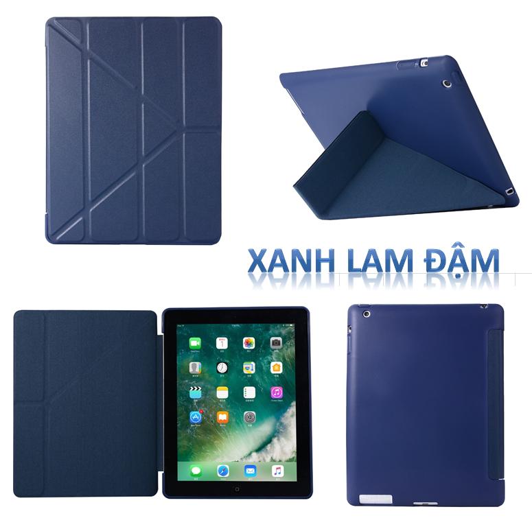 Bao da iPad Air, iPad Air2, iPad 2017 Smart Case khay dẻo silicone