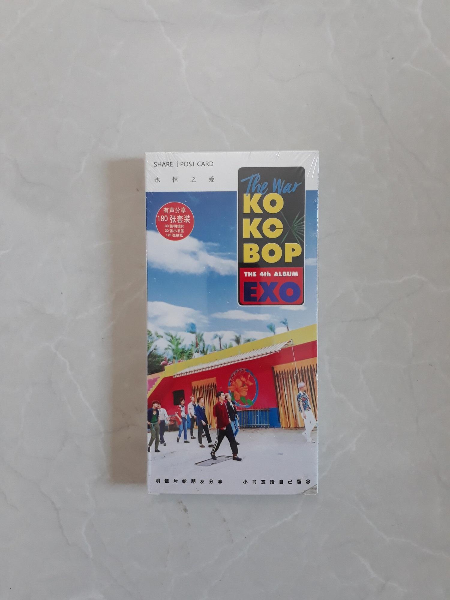 Postcard EXO (30 Postcard + 30 Lomo + 120 Hình Dán)