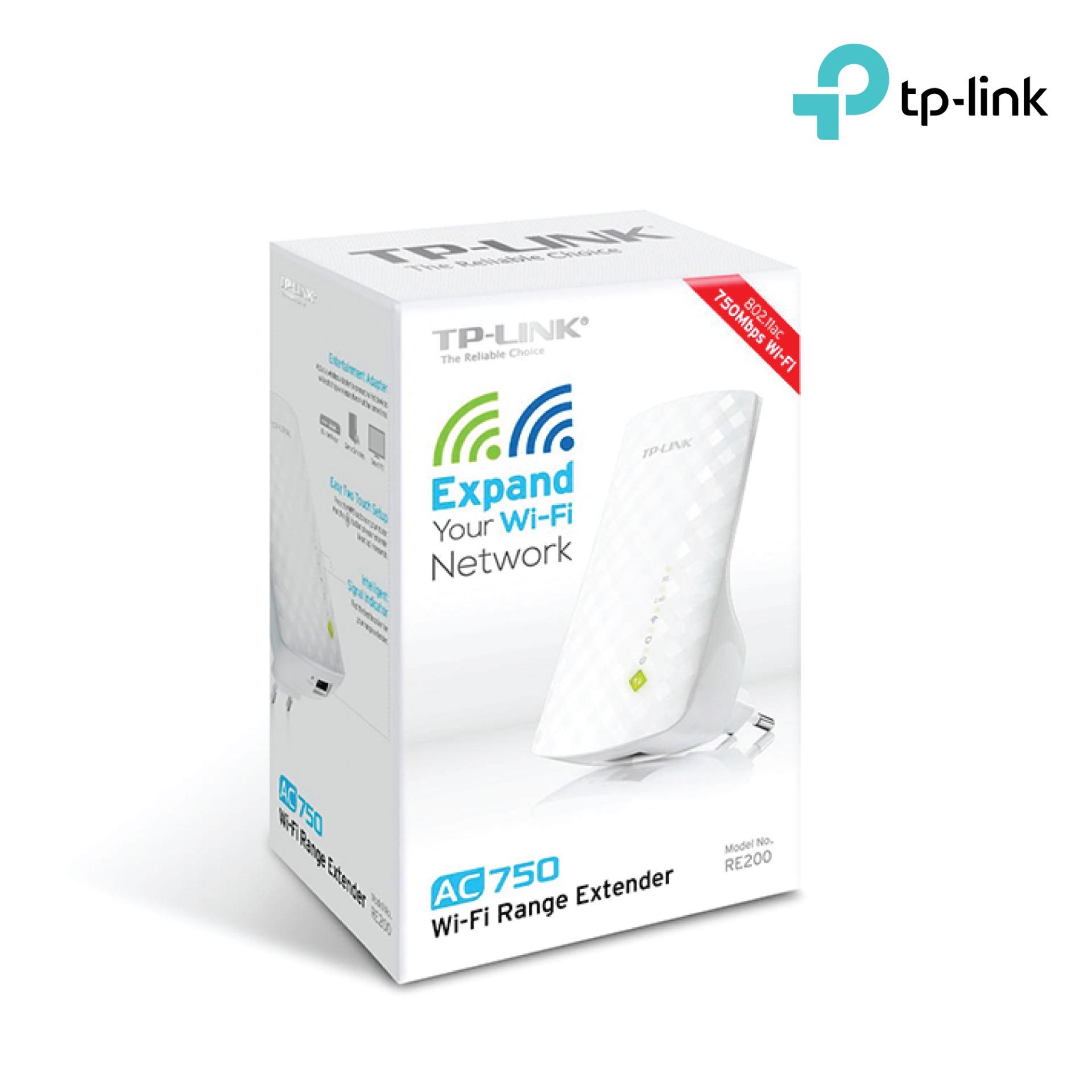 Bộ Mở Rộng Sóng Wifi TP-Link RE200 Chuẩn AC 750Mbps - Hãng phân phối chính thức
