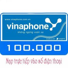 Nạp tiền Vinaphone 100k