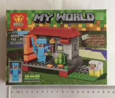 lego lắp ghép MY WORLD bảo vệ ngôi nhà mygrap (ZB9929B)