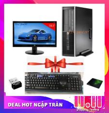 Bộ máy tính để bàn Hp 8200 Chip G620, Ram 4gb, ổ cứng 500gb, Màn hình HP 18.5 inch + Tặng bàn phím, chuột Hàng Nhập Khẩu – Bảo hành 24 tháng