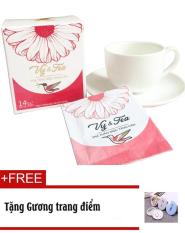 Trà Tăng cân Vy Tea – Tặng Gương trang điểm
