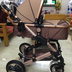 Xe đẩy nôi cao cấp 2 chiều, 3 tư thế siêu đẹp và chắc chắn cho bé