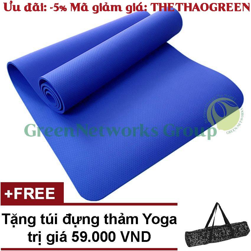 Thảm tập Gym Yoga TPE cao cấp Zera GnG 6mm + Tặng túi đựng thảm
