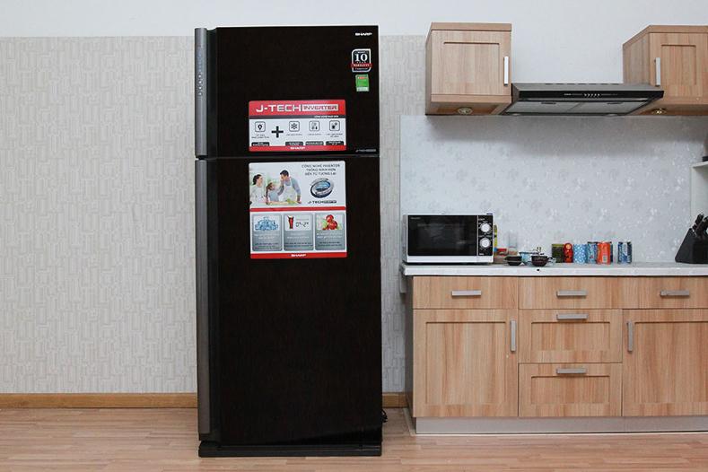 Tủ lạnh Sharp SJ-XP405PG-BK
