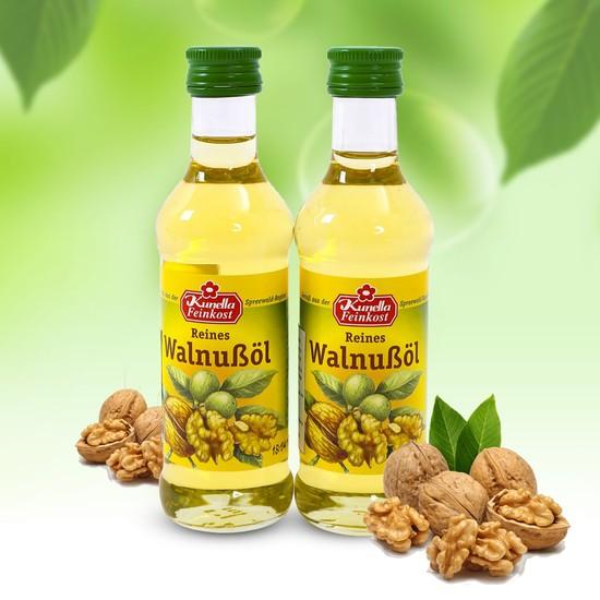 Combo 2 chai dầu óc chó Đức Kunella Feinkost WalnuBol 100ml(nhập khẩu)