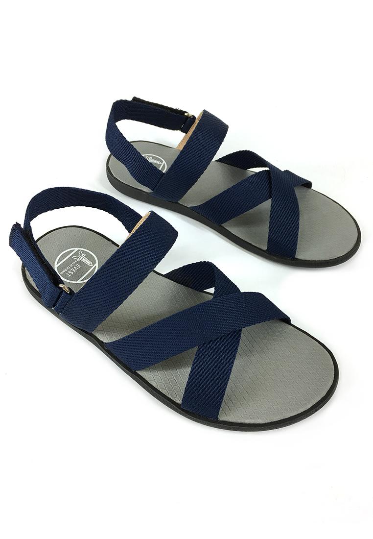 Giày sandal nam 3 quai ngang chéo thời trang Everest EV14 (Đen)A247 Xanh A248