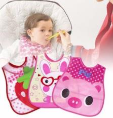 Yếm ăn dặm silicone mềm chống thấm có máng hứng cho bé (Hình ảnh ngẫu nhiên dành cho Bé Trai Hoặc Bé Gái)
