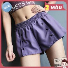 Quần short đùi thể thao nữ DK1123 – Cửa hàng phân phối KIT Sport – Hàng nội địa Trung(Women Short, đồ tập quần áo gym,mẫu ngắn, thể dục,thể hình, Yoga, Aerobic,Zumba Fitness)