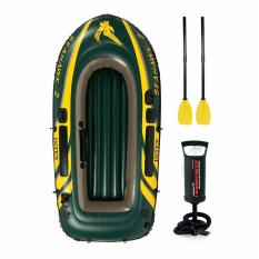 Địa Chỉ Bán Thuyền bơm hơ iCAO CẤP Seahawk 2 người INTEX 68347 TẶNG BƠM TAY , MAI CHÈO , PHỤ KIỆN ĐI KÈM