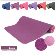 Thảm tập yoga tpe 2 lớp cao cấp(kèm tặng túi)