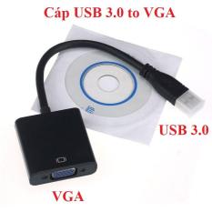 Bộ chuyển USB 3.0 sang VGA Video Display External Cable (Đen)