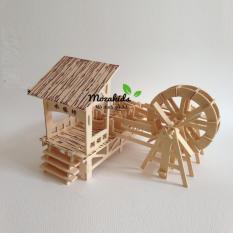 Đồ chơi lắp ráp gỗ 3D Mô hình Bánh xe nước