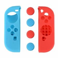 Ốp Silicon + 4 núm bảo vệ Tay cầm Joycon Nintendo Switch