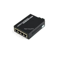 Converter single mode 4 cổng Lan 100Mbps SK-BS14 ( 1 cái)