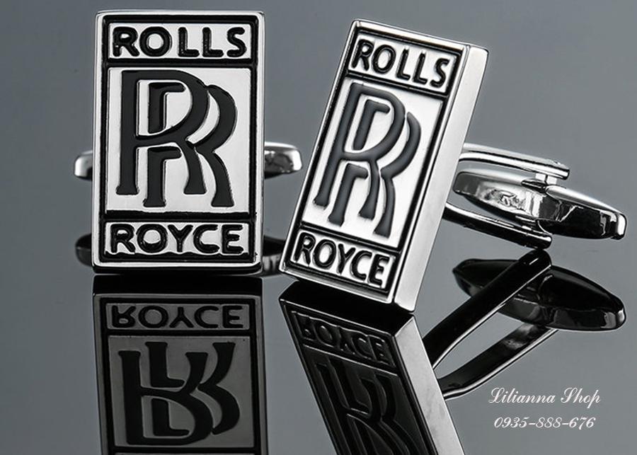 Cufflinks Logo hãng xe Rolls Royce