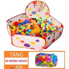 Nhà bóng vải cỡ Lớn 120cm (tùy chọn loại Có kèm Bóng và Không kèm bóng)