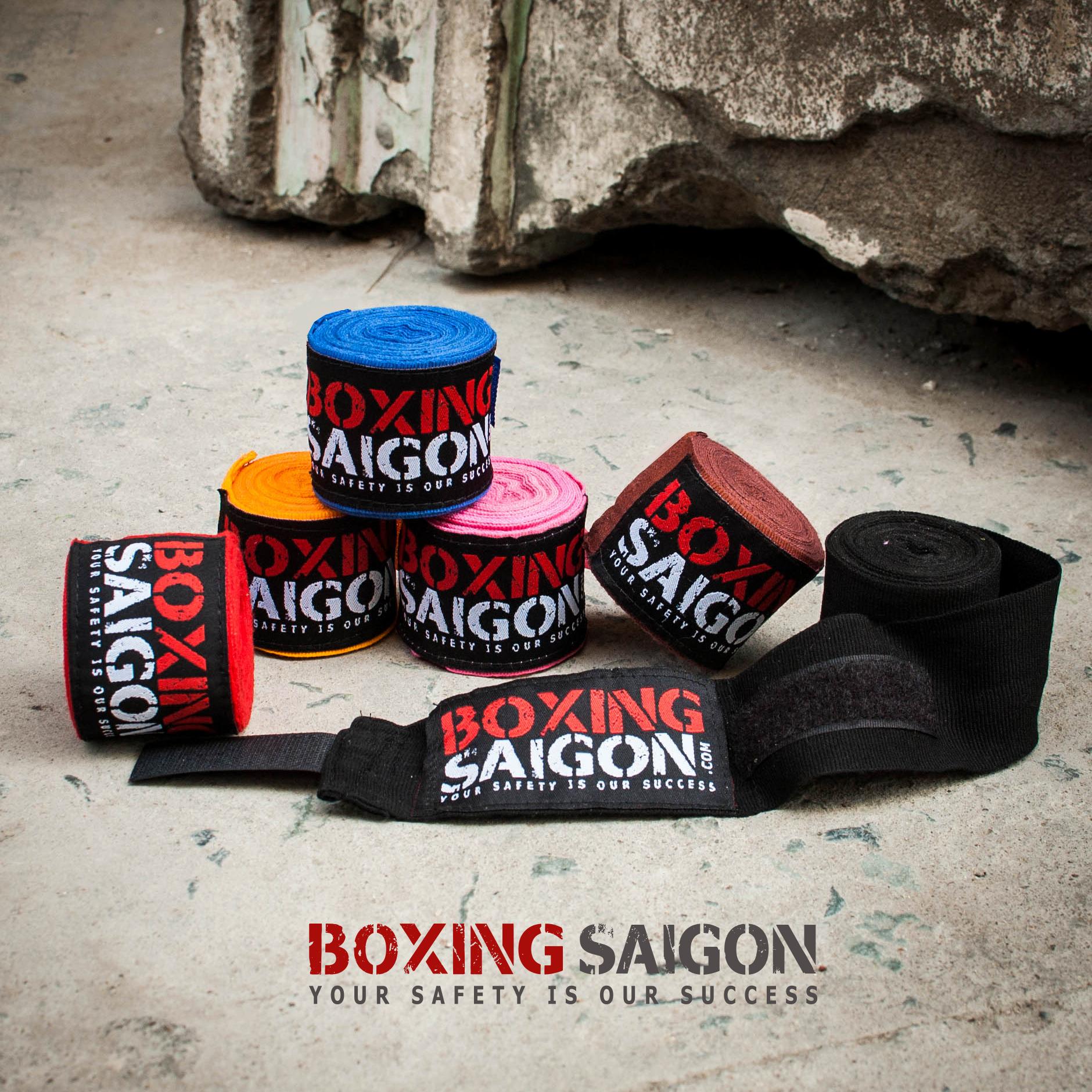 Băng quấn tay Boxing Saigon 4.5m ( Vàng )
