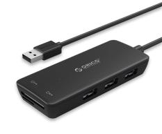 Hub USB 2.0 Orico H3TS-U2 (Tích hợp đầu đọc thẻ nhớ TF/SD)