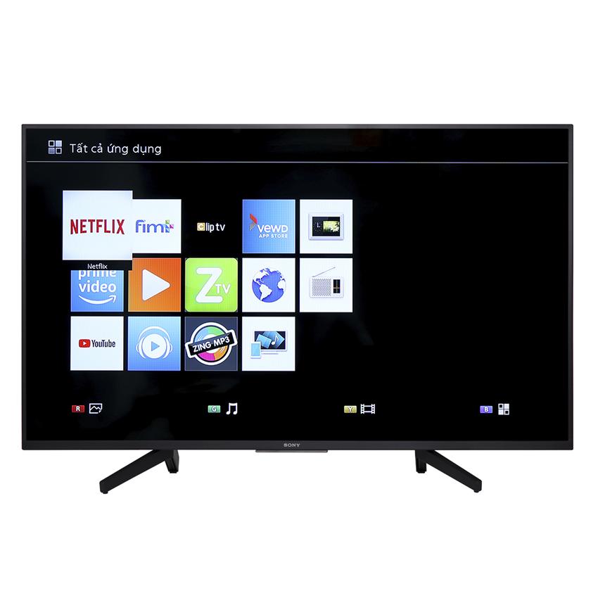 Smart Tivi Led 43 inch Sony Ultra HD 4K - Model 43X7000F (Đen) (NEW 2018)