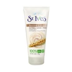 Tẩy tế bào chết kiêm mặt nạ St.Ives Oatmeal Scrub + Mask 170g – Mỹ – Giành cho mọi loại da